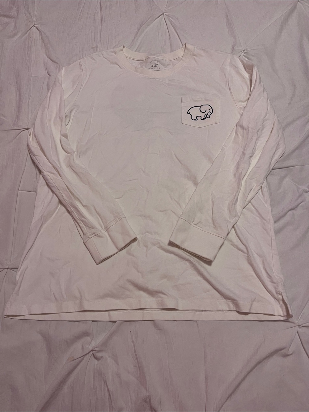 ivory ella Cream Long Sleeve Tee